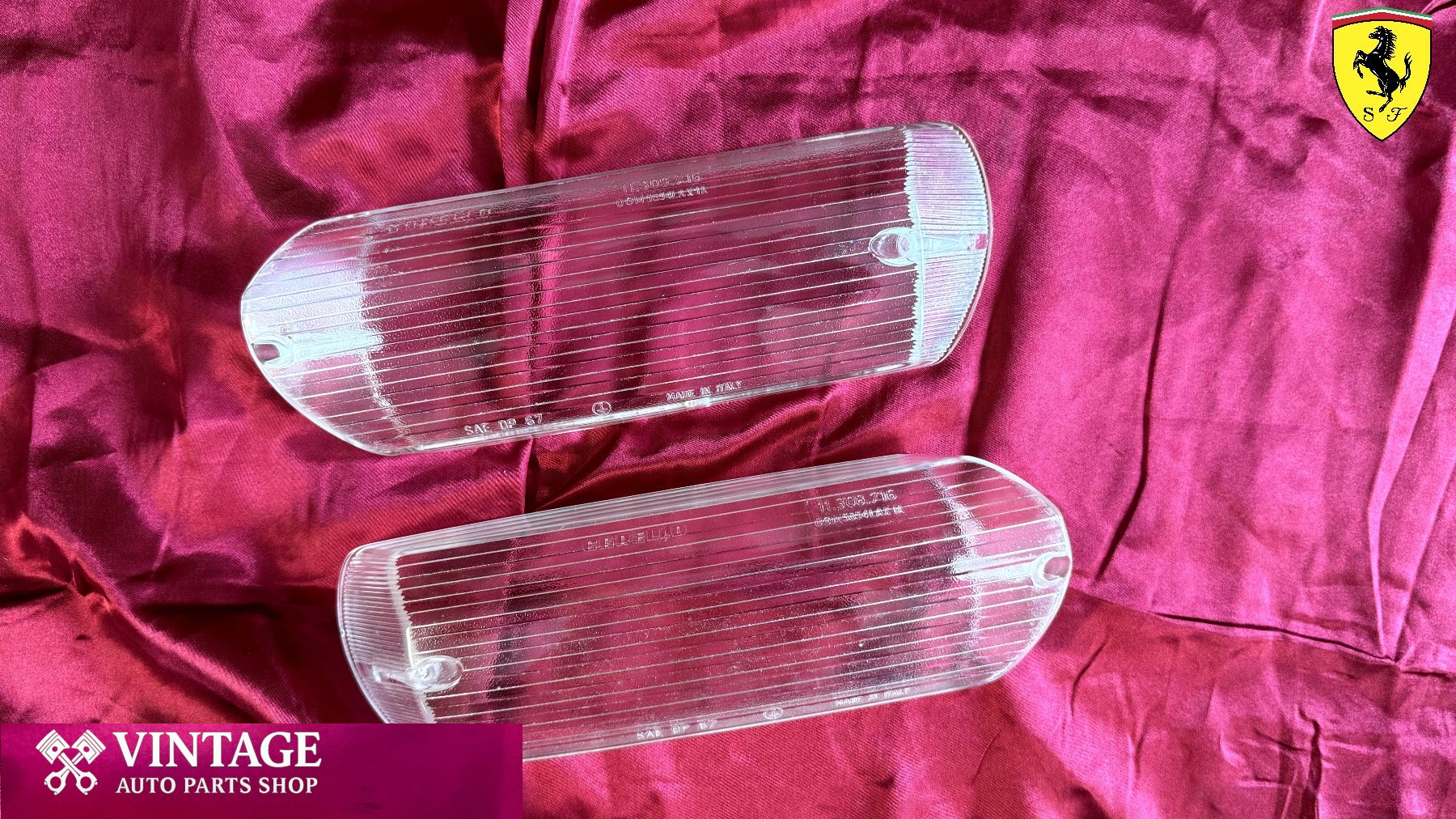 Front turn signal lenses Ferrari 330