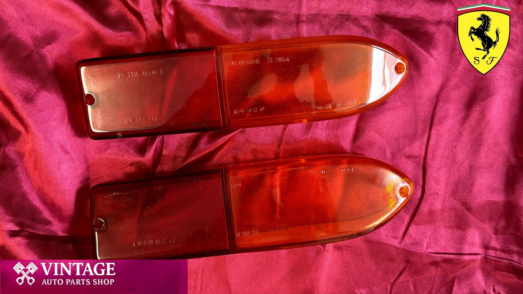 Rear light lenses Ferrari 275 GTS 330GTC 365GTC