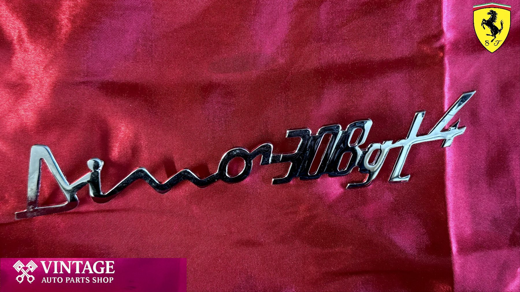 Writing badge Fiat Dino