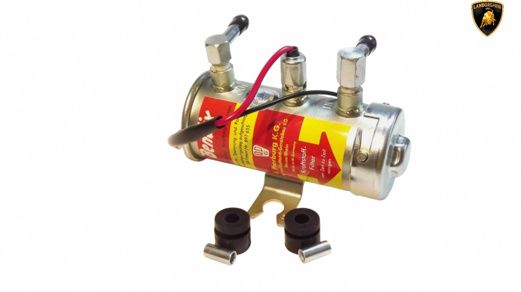 Lamborghini Bendix style Fuel Pump 12V with spring loaded valve