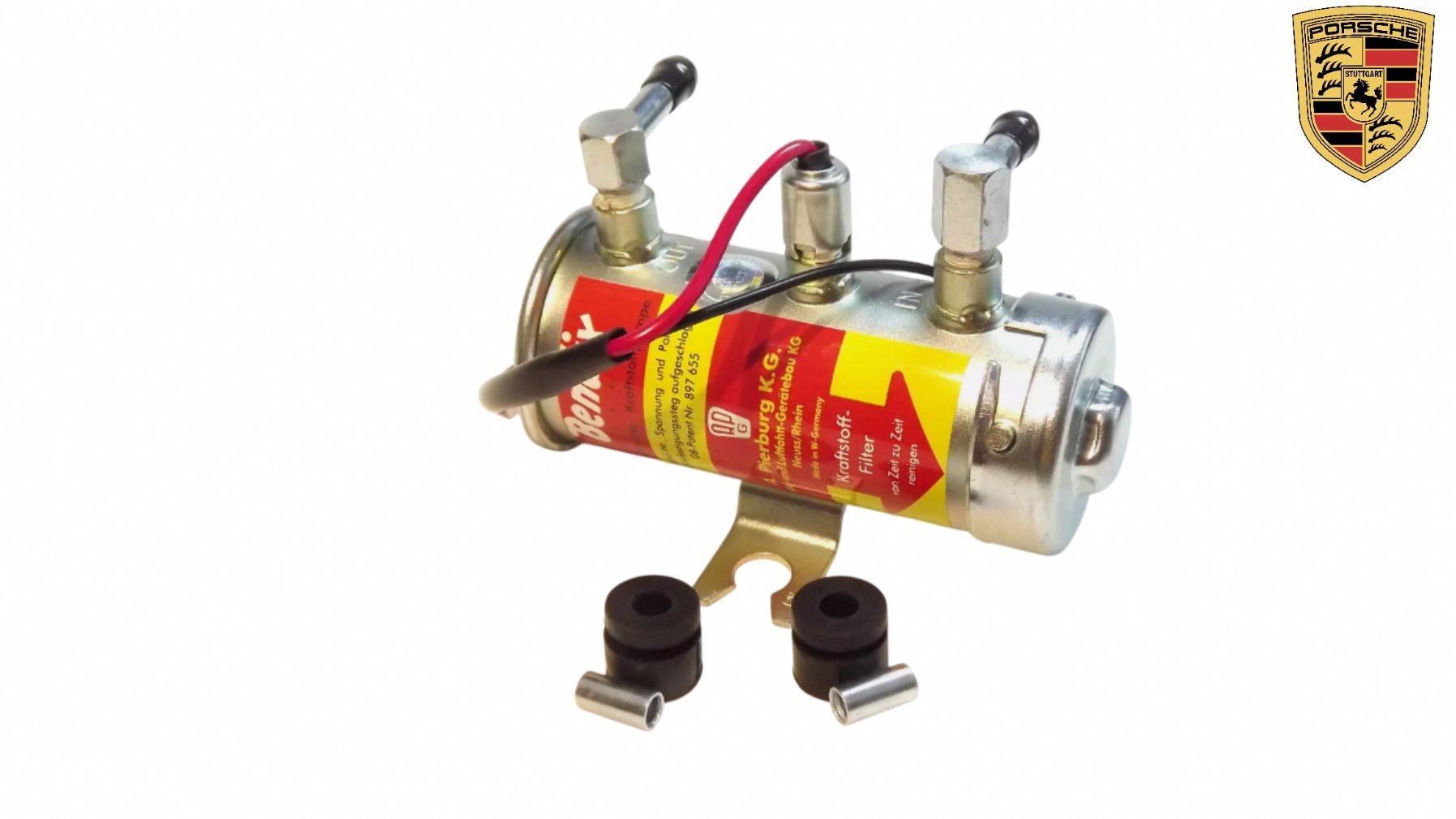 Porsche Bendix style Fuel Pump 12V with spring loaded valve