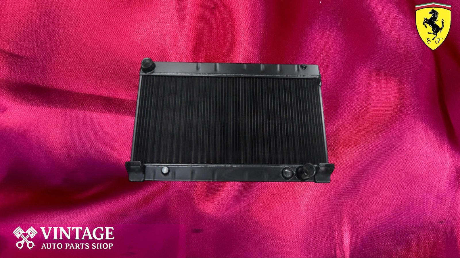Ferrari 308 Early Type GT4 Only Uprated Aluminium Radiator Black Finish - V8