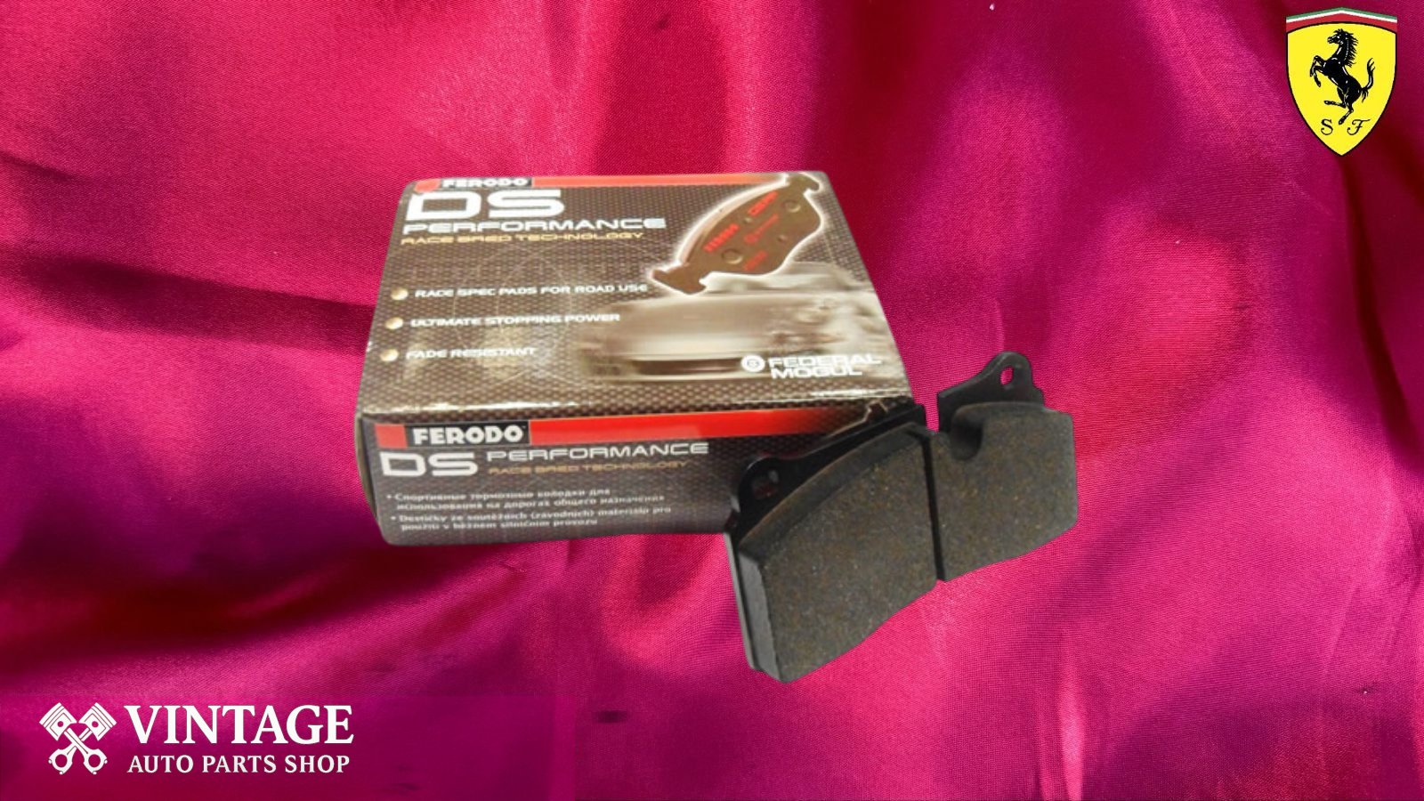 Ferrari F40 Front-Rear Performance Brake Pads set of 4 Ferodo DS V8