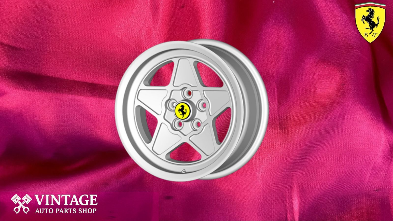 Ferrari 308 208 288 GTO & F40 5 Spoke Ferrari-Style Front Wheel V8