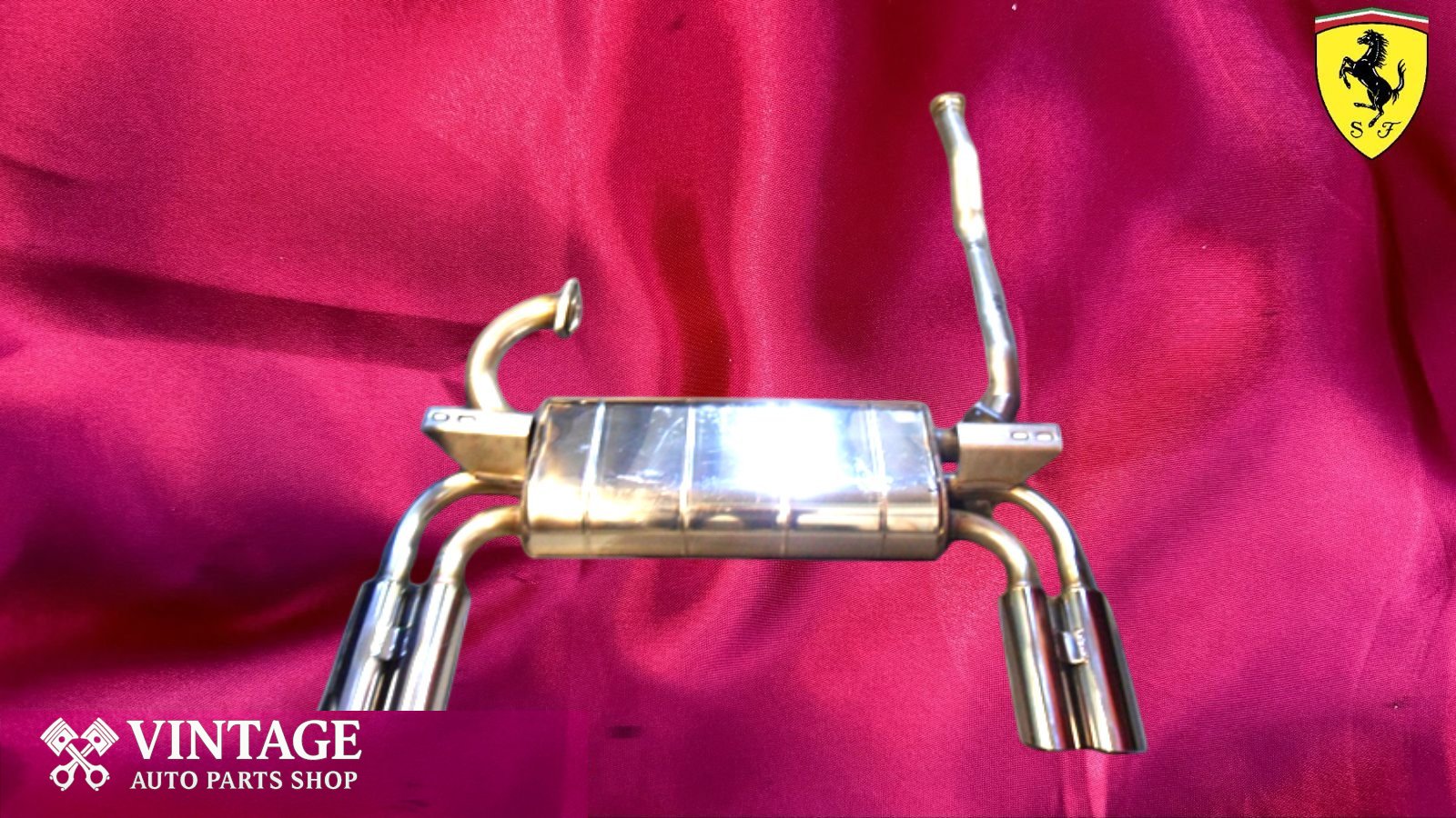 Ferrari 308 GTBi-Si 2 valve Uprated Exhaust Box Stainless steel V8