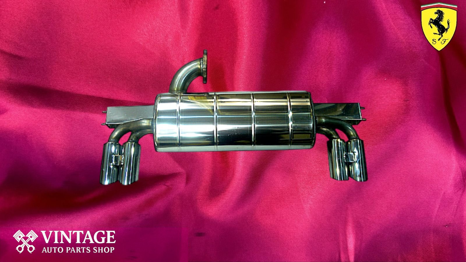 Ferrari 308 QV USA Uprated Single Cat Exhaust System Stainless steel V8